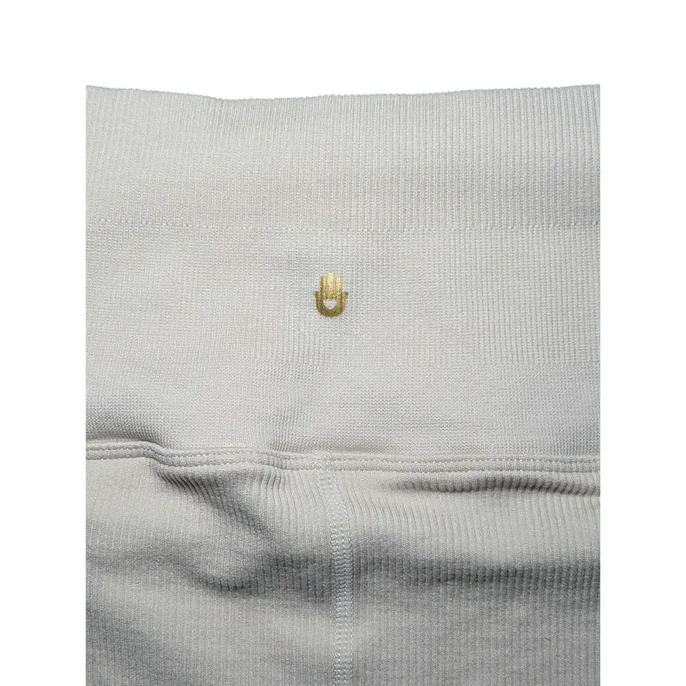 Spiritual Gangster Love Sculpt Seamless Ribbed Biker Shorts Cream
